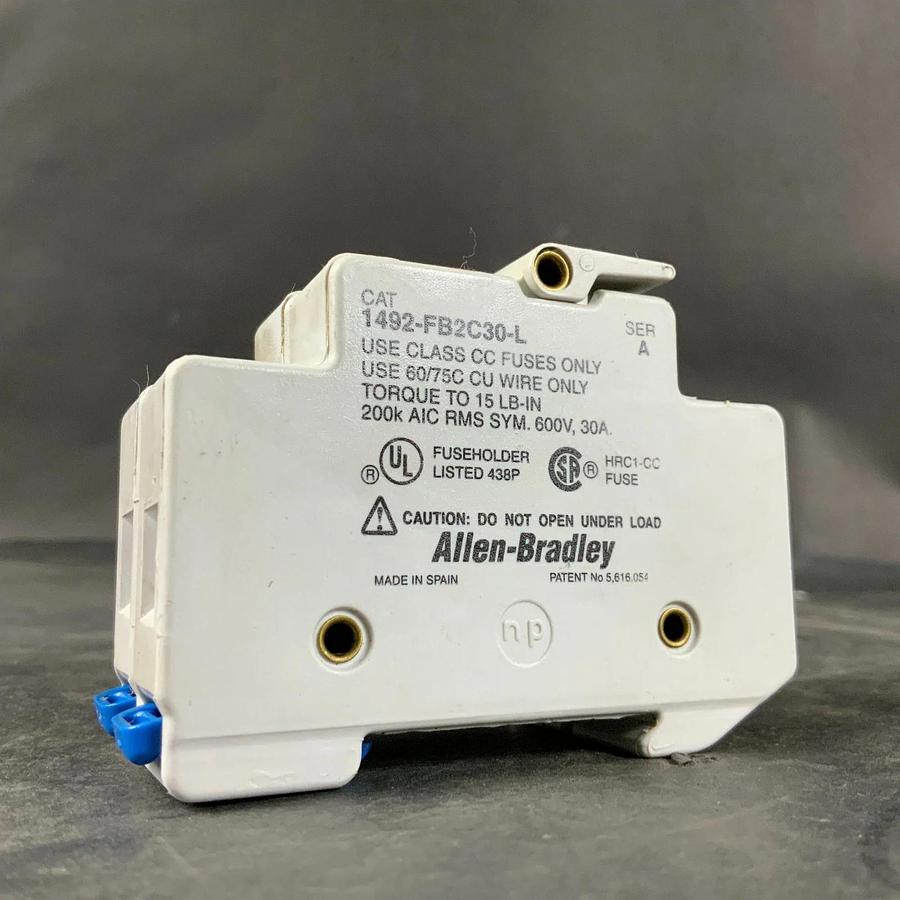 Used ALLEN BRADLEY 1492-FB2C30-L SERIES A FUSE HOLDER ($10 OBO)