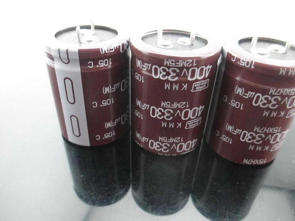 Used HITACHI BK0-CA1028 H03 400VDC 330uF CAPACITOR ($10 OBO)