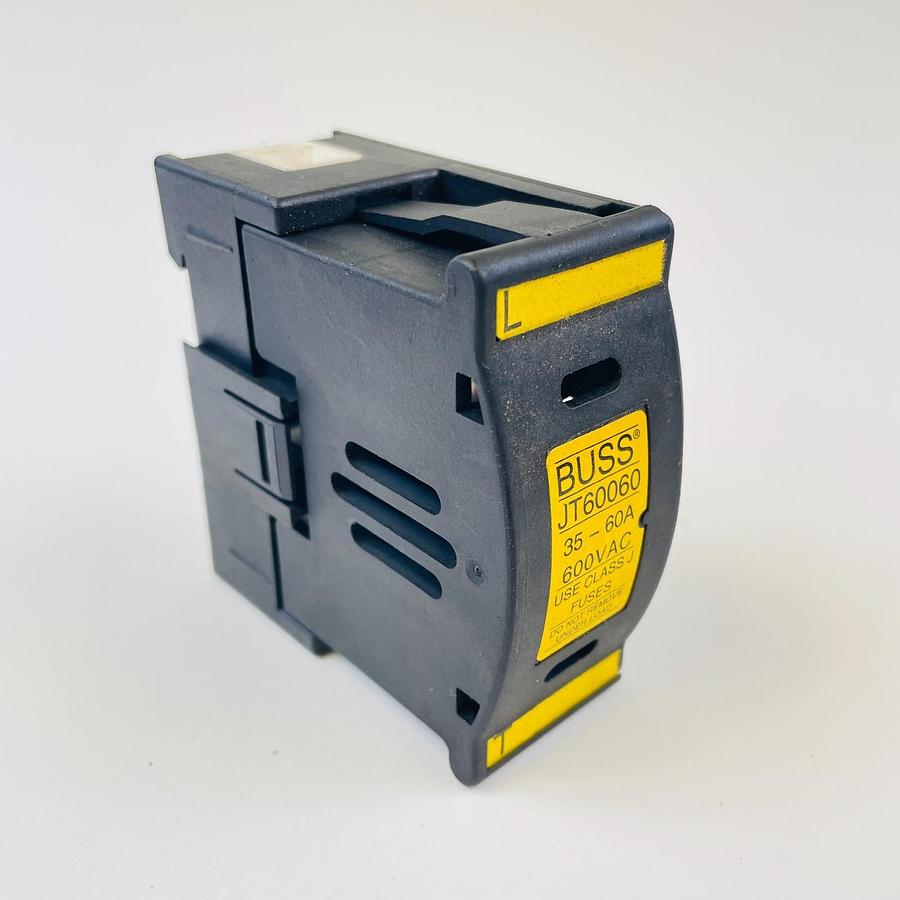Used BUSS JT60060 FUSE HOLDER 35-60A 600V AC CLASS J FUSE INDUSTRIAL ELECTRICAL