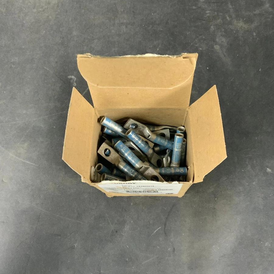 BURNDY YAZ6CTC14 HYLUG 1/4” HOLE LUG - QTY 48 ($40 OBO)