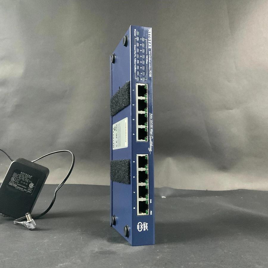 Used NETGEAR FS108 FAST ETHERNET SWITCH W/ POWER ADAPTOR ($25 OBO)