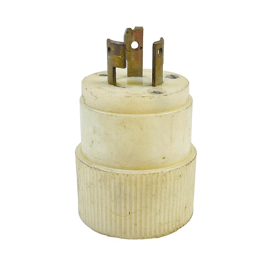 Used BRYANT ELECTRIC 9965 TWIST LOCK MALE PLUG 20A 125/250V NEMA L14-20P