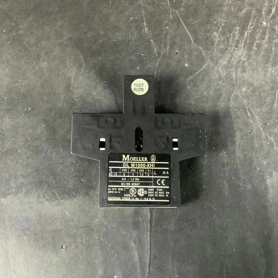 Used MOELLER DIL M1000-XH111-SI AUXILIARY CONTACT BLOCK ($15 OBO)