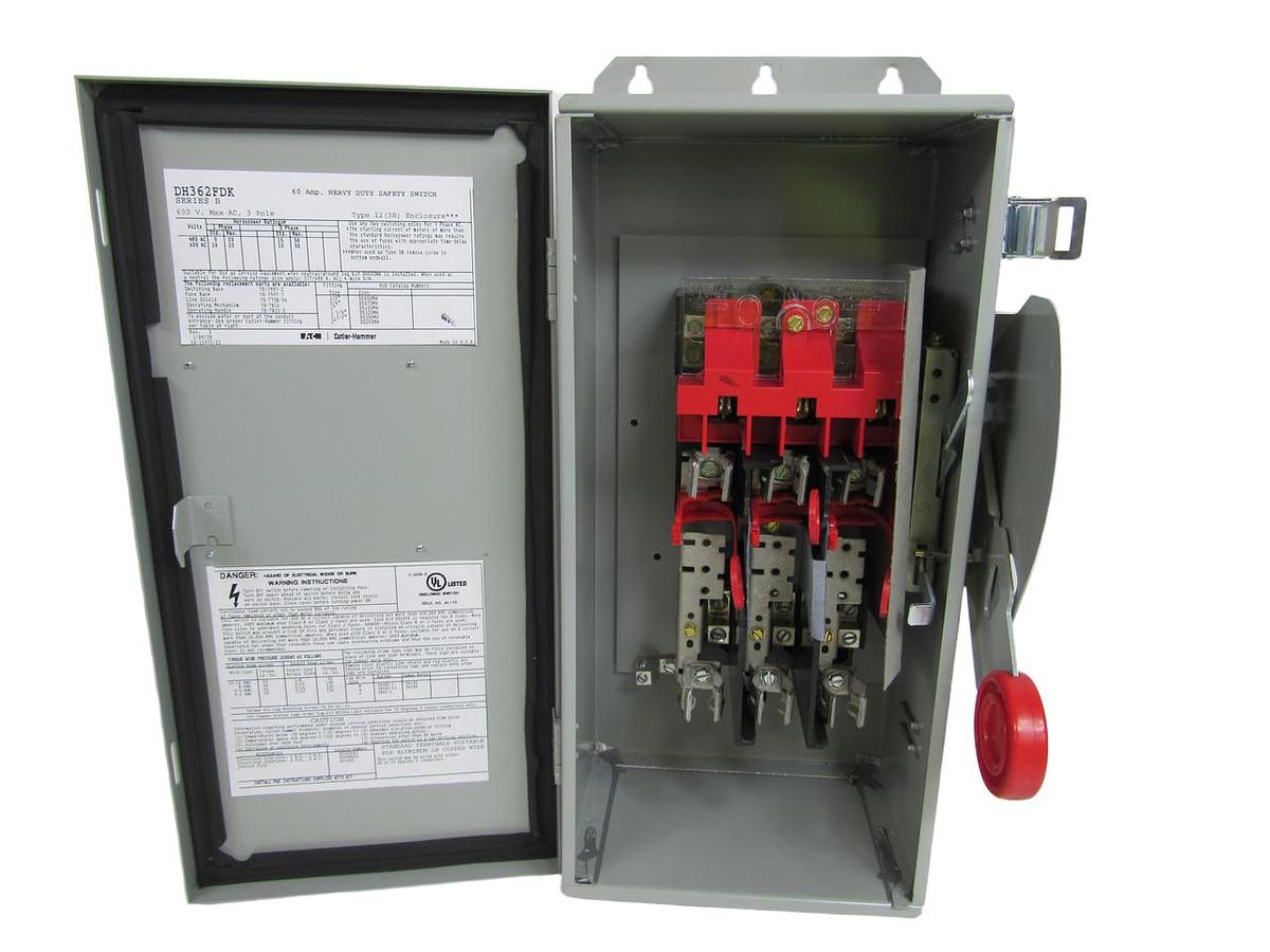 Used EATON DH362FDK J HEAVY DUTY SAFETY SWITCH ($250 OBO)