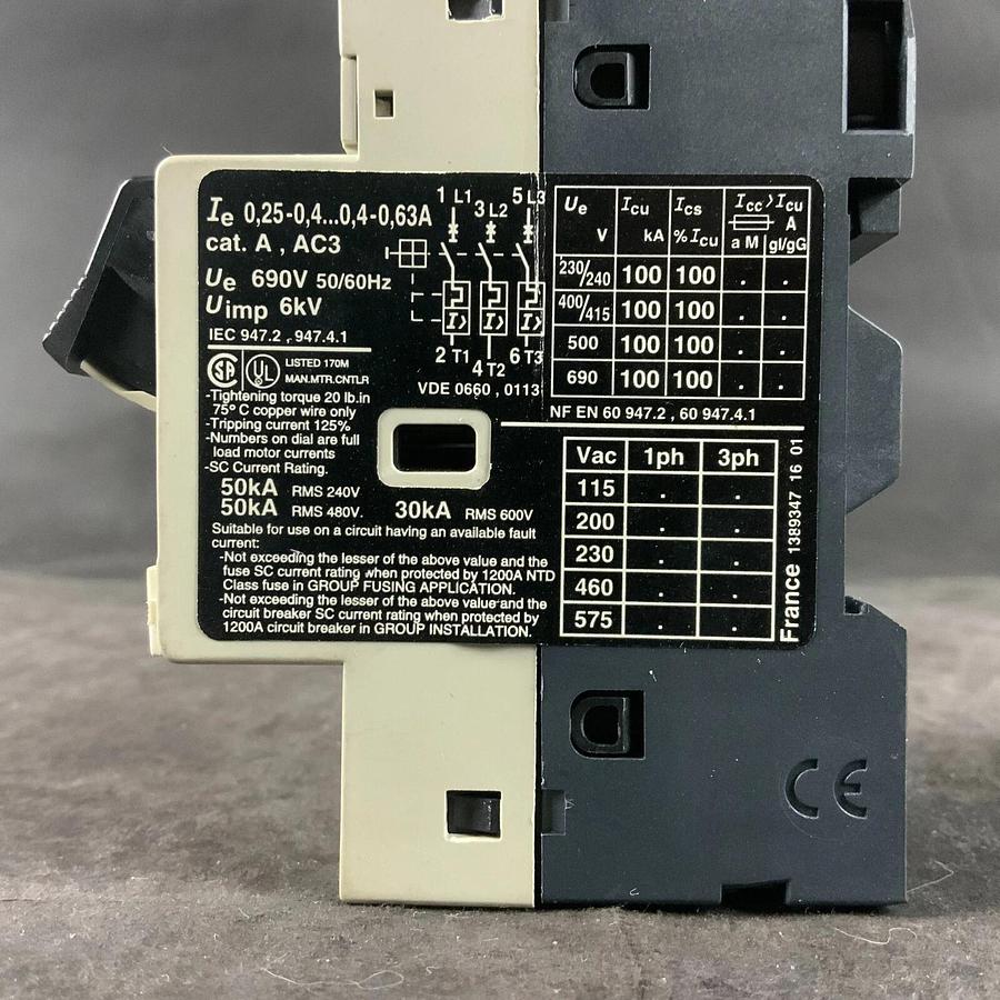 Used TELEMECANIQUE GV2-M04 MOTOR STARTER PROTECTOR ($35 OBO)