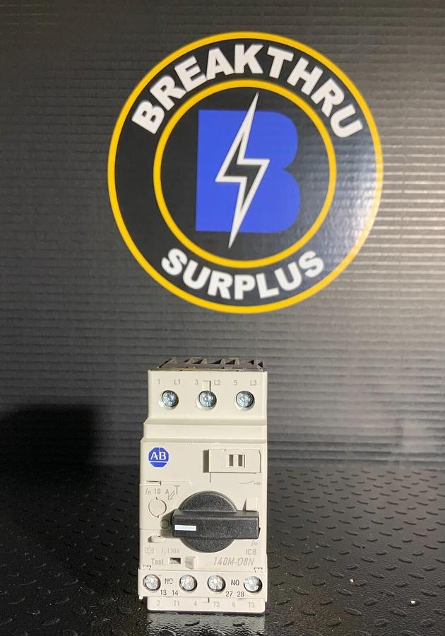 Used ALLEN BRADLEY 140M-D8N-C10 ($24.99/EACH OBO)