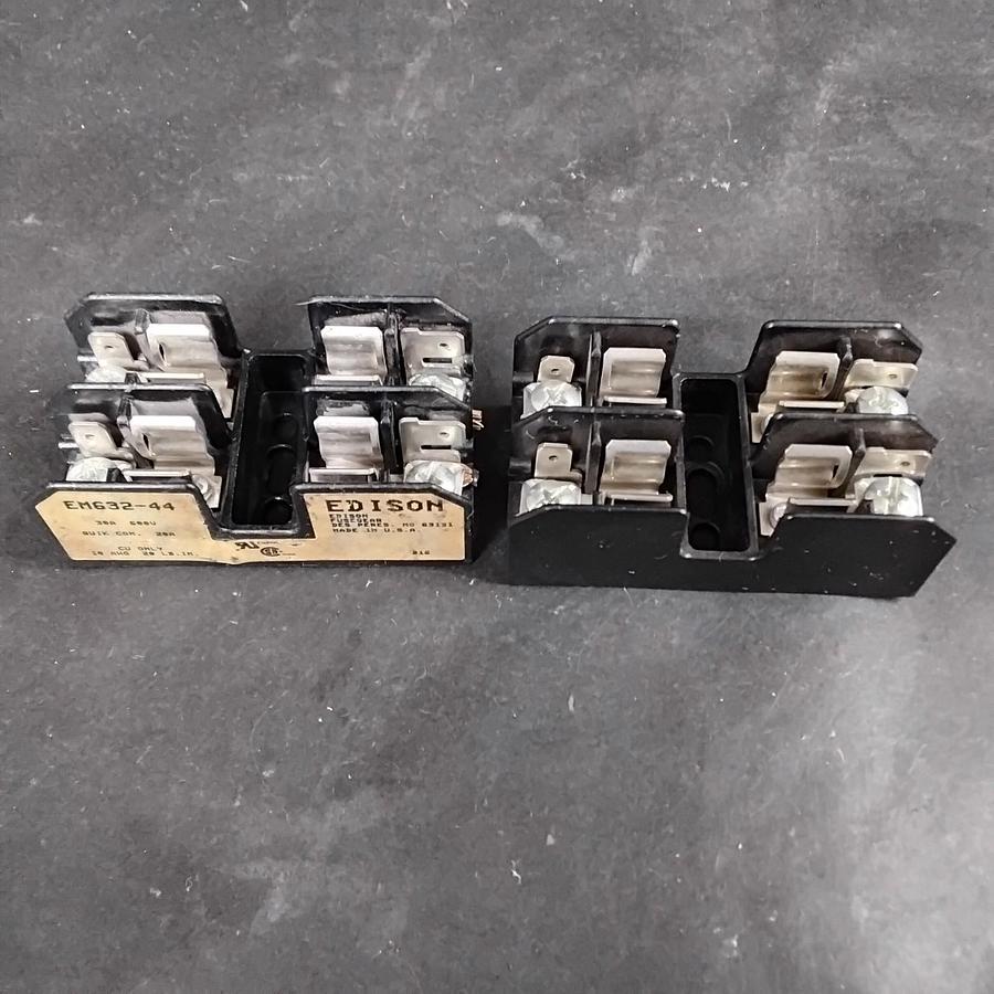 Used EDISON EM632-44 FUSE BLOCKS ($10/EACH OBO)