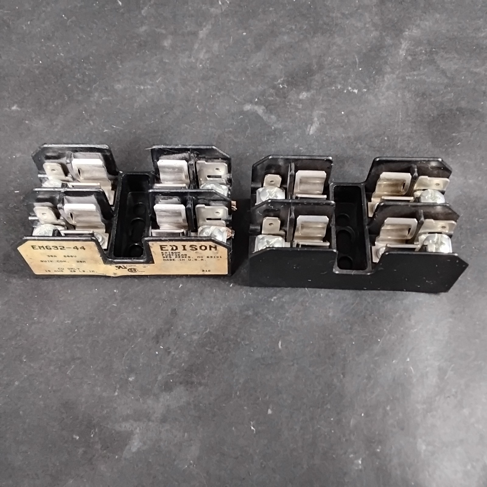 Used EDISON EM632-44 FUSE BLOCKS ($10/EACH OBO)