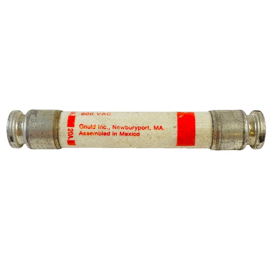 Used FERRAZ SHAWMUT GOULD A6Y20-1R AMP-TRAP 20A 600V FORM 600 TYPE 1R FUSE