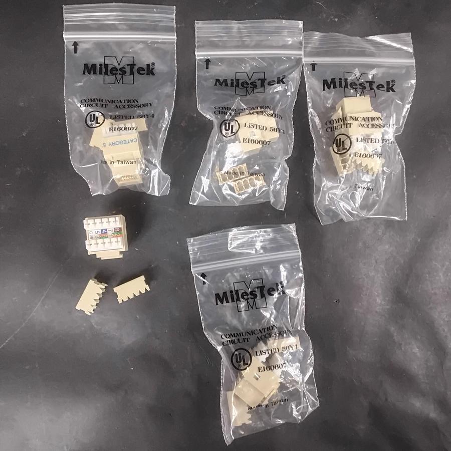 Used MILESTEK COMMUNICATION CIRCUIT ACCESSORIES - GROUP OF 5 ($7.50 OBO)