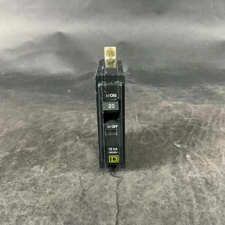 Used SQUARE D QOB120 20A 1POLE 10KA MINI CIRCUIT BREAKER ($7 OBO)