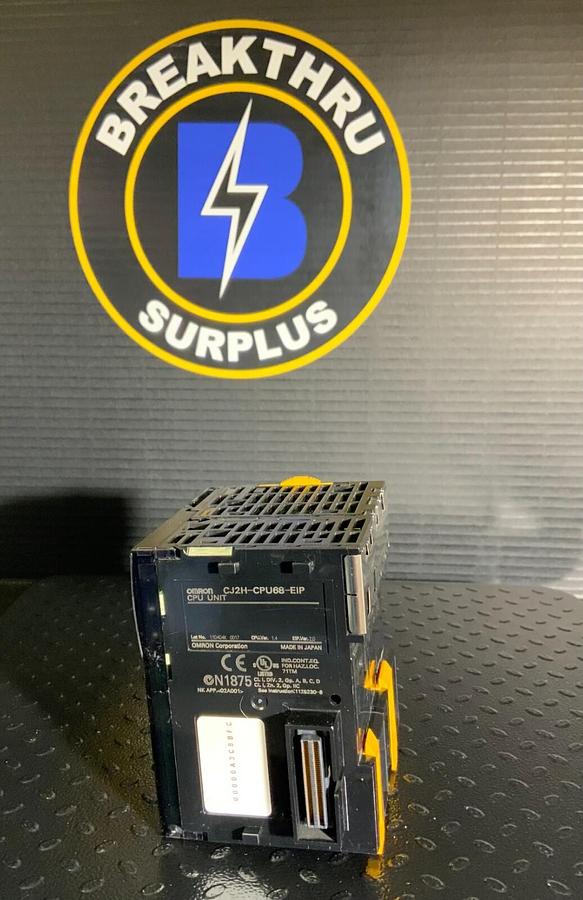 Used OMRON CJ2H-CPU68-EIP ($1069.99/EACH OBO)