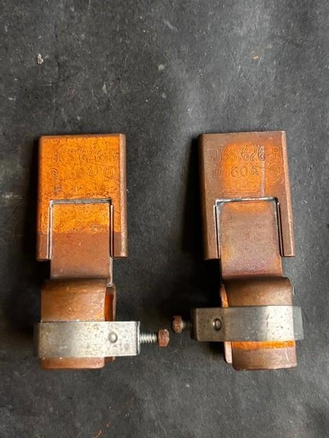 Used BUSSMANN 626-R FUSE REDUCERS - GROUP OF 2 ($4 OBO)