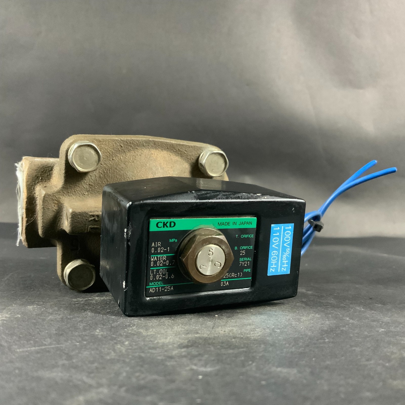 Used CDK CORP. AD11-25A SOLENOID VALVE ($70 OBO)