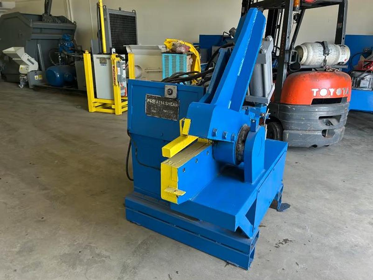 Used KRB #A114, alligator shear, 15 HP ($14,500 OBO)