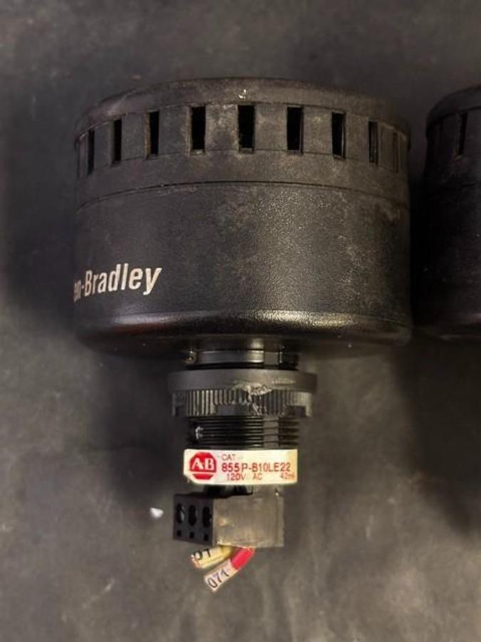 Used ALLEN BRADLEY 855P-B10LE22 PANEL MOUNT SOUNDER - GROUP OF 2 ($89 OBO)
