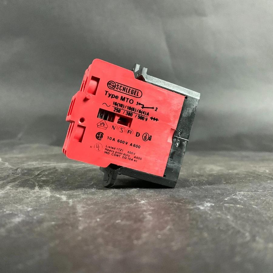 SCHLEGEL MTO CONTACT BLOCK ($9 OBO)