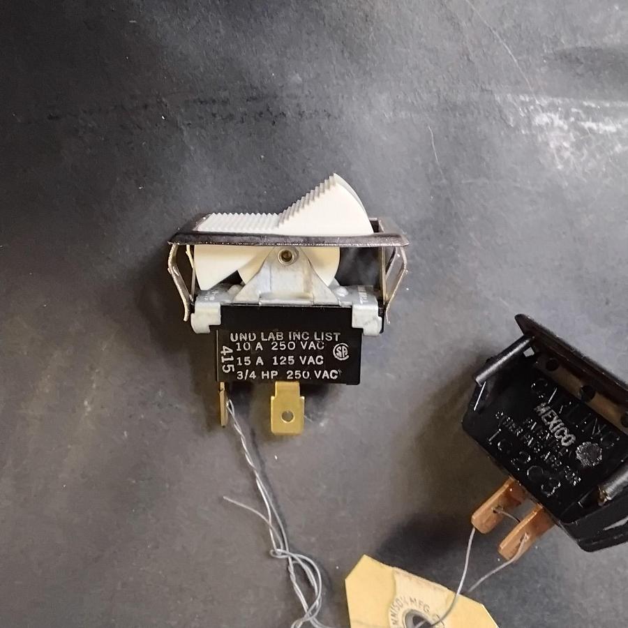 Used CARLING TECHNOLOGIES  TILC5M-1S-WH-FN SS ROCKER SWITCH ($8 OBO)