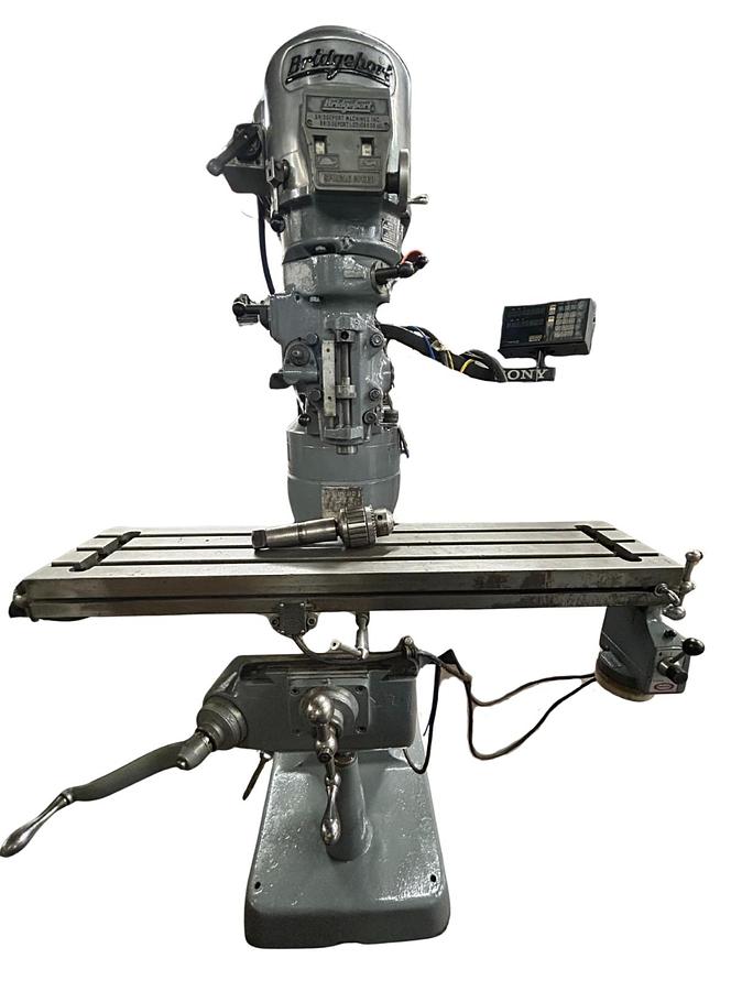Used Bridgeport Vertical Mill - J245-8 86 - 9"x42" Table