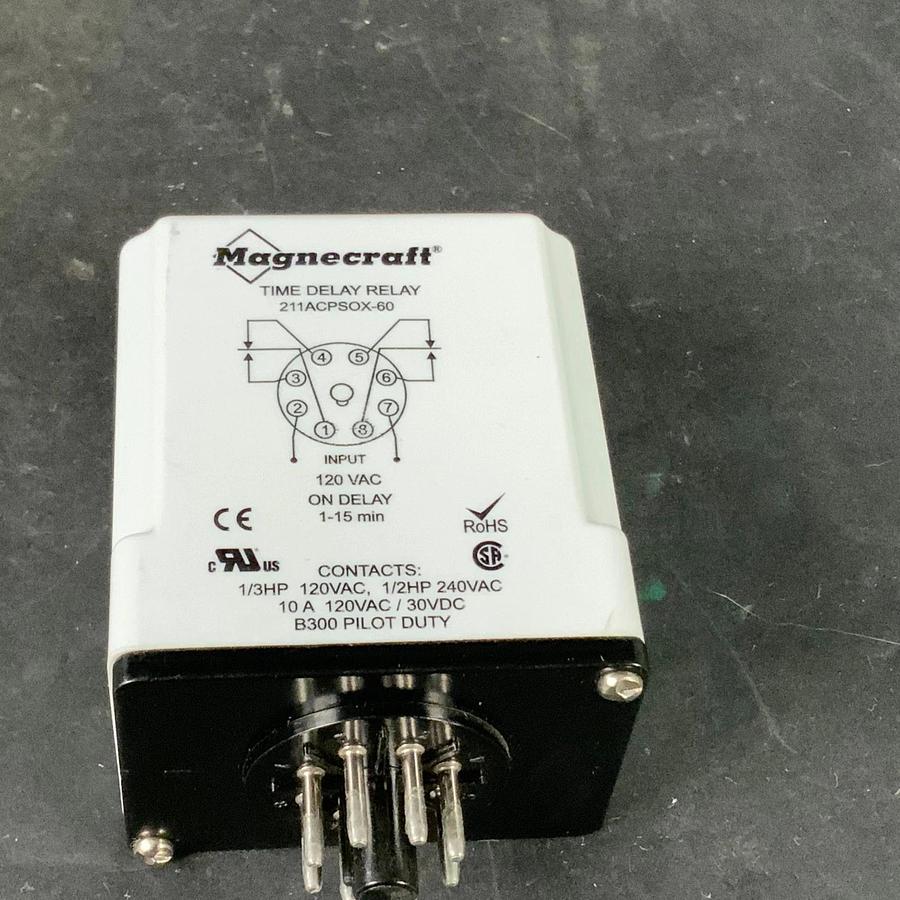 Used MAGNECRAFT 211ACPSOX - Time Delay Relay ($35 OBO)