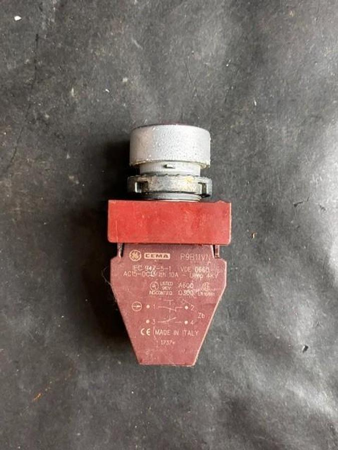 Used GENERAL ELECTRIC 9PB11VN RED PUSHBUTTON ($10 OBO)
