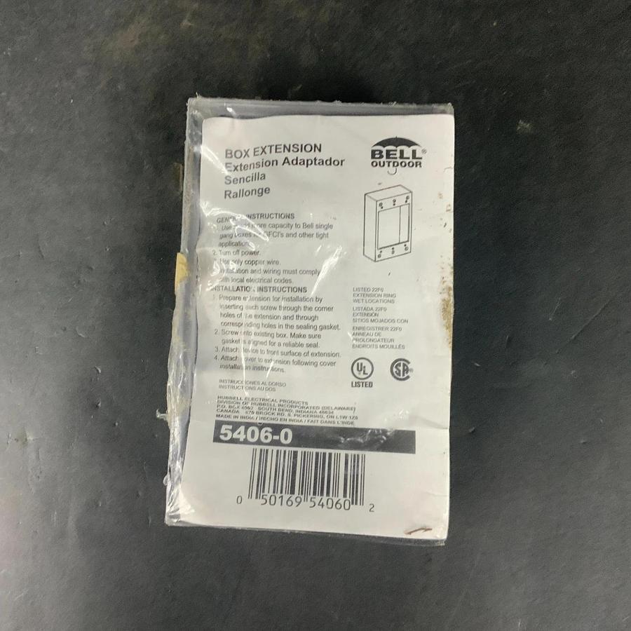 Used HUBBELL 5406-0 WEATHERPROOF EXTENSION ($10 OBO)