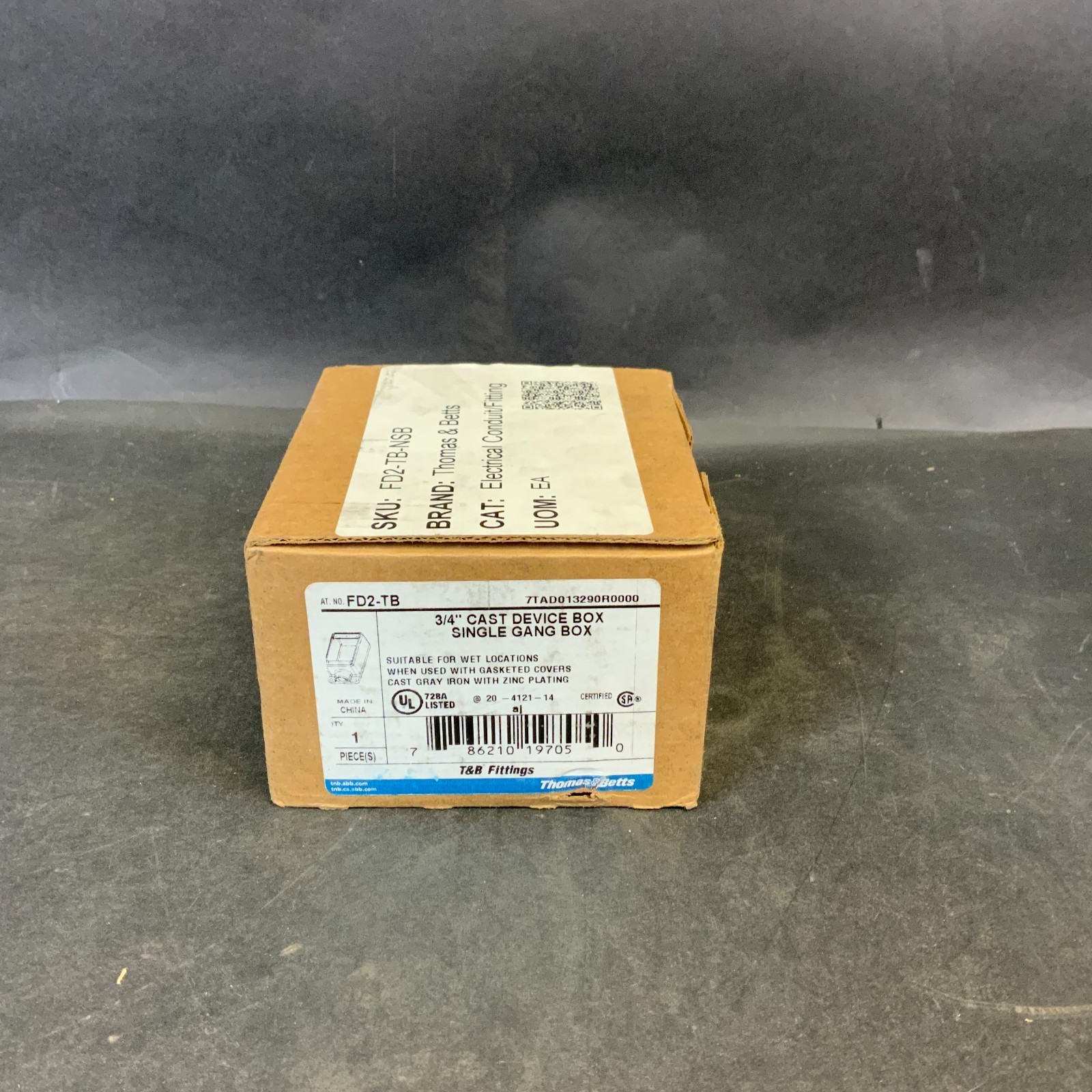 Used THOMAS & BETTS FD2-TB 3/4” CAST DEVICE BOX ($30 OBO)