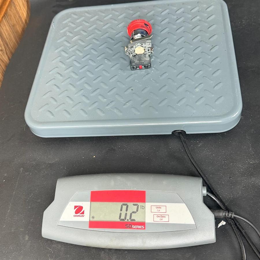 Used TELEMECANIQUE ZBE-102 MUSHROOM HEAD RED PUSHBUTTON ($13 OBO)