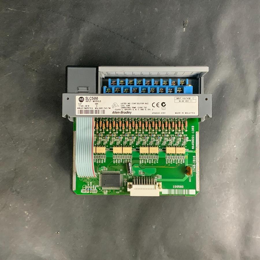 Used ALLEN BRADLEY SLC500 1746-IB16 SER.C INPUT MODULE ($10 OBO)