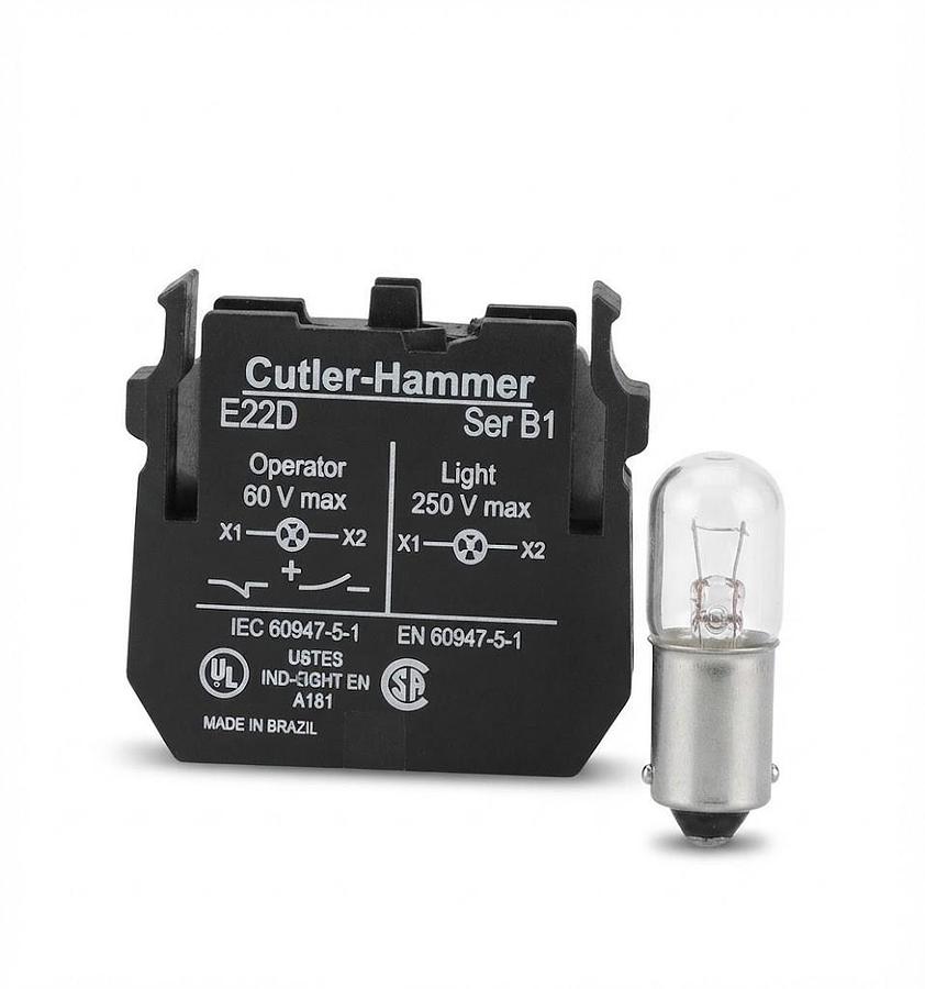 Used CUTLER-HAMMER SER. B1 E22D120 PILOT LIGHT