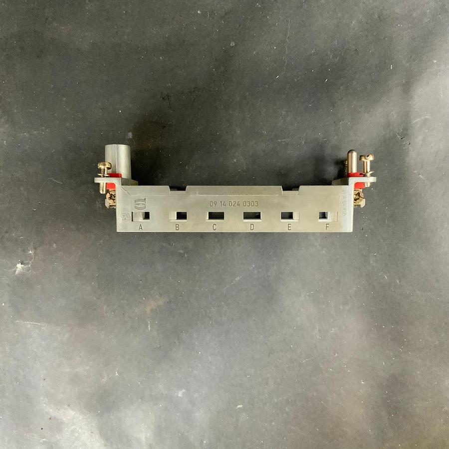 Used HARTING 09 14 024 0303 HINGED FRAME 24B (A…F) ($10 OBO)