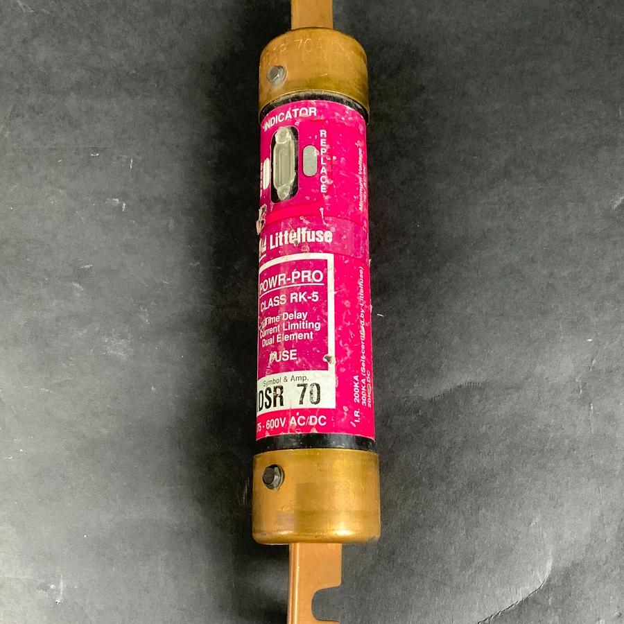 Used LITTELFUSE IDSR 70 INDICATOR FUSE ($10 OBO)