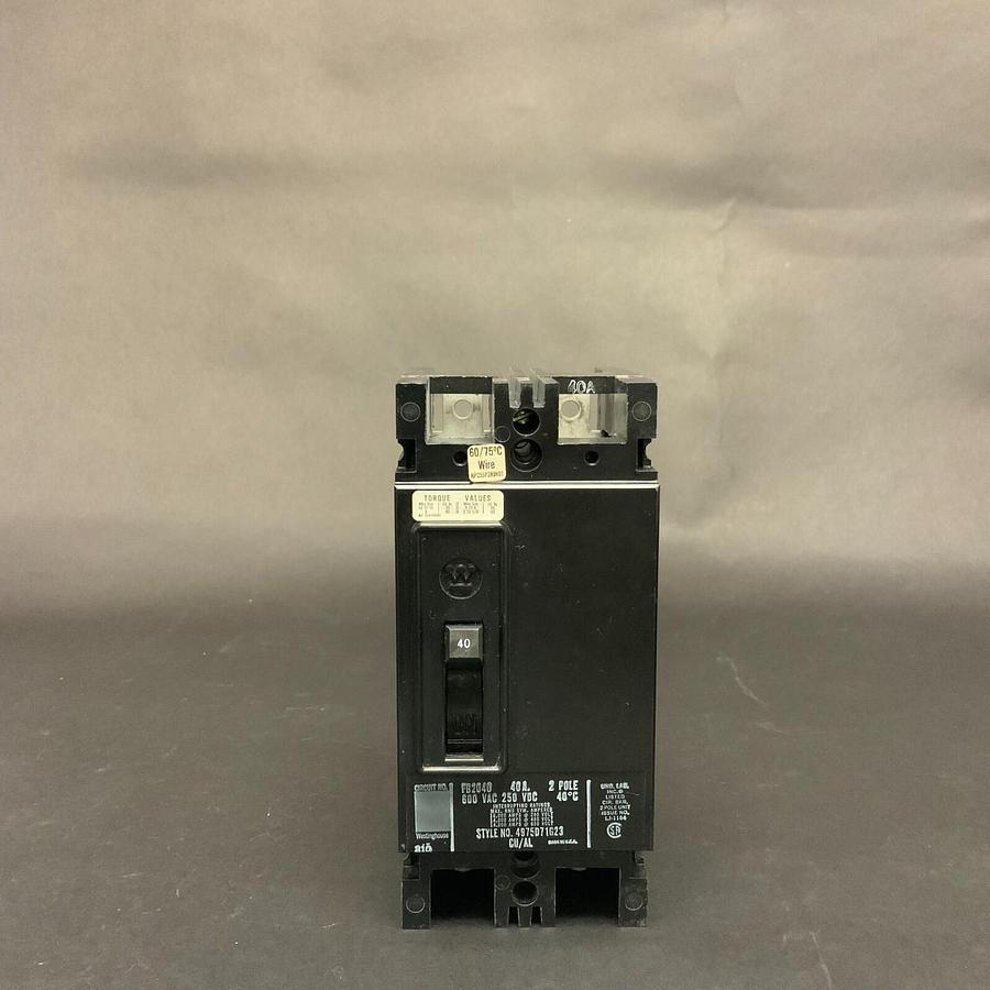 Used WESTINGHOUSE FB2040 CIRCUIT BREAKER ($115 OBO)