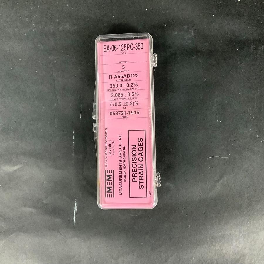 Used MICRO-MEASUREMENTS EA-06-125PC-350 PRECISION STRAIN GAUGE - LOT OF 2 ($10 OBO)