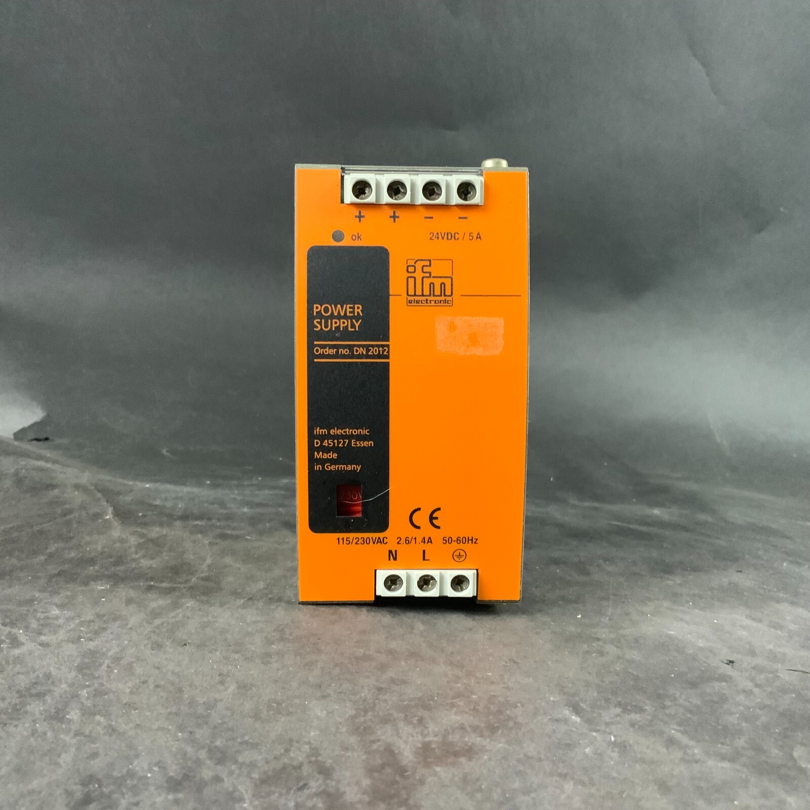 Used IFM ELECTRONIC DN2012 POWER SUPPLY ($30 OBO)