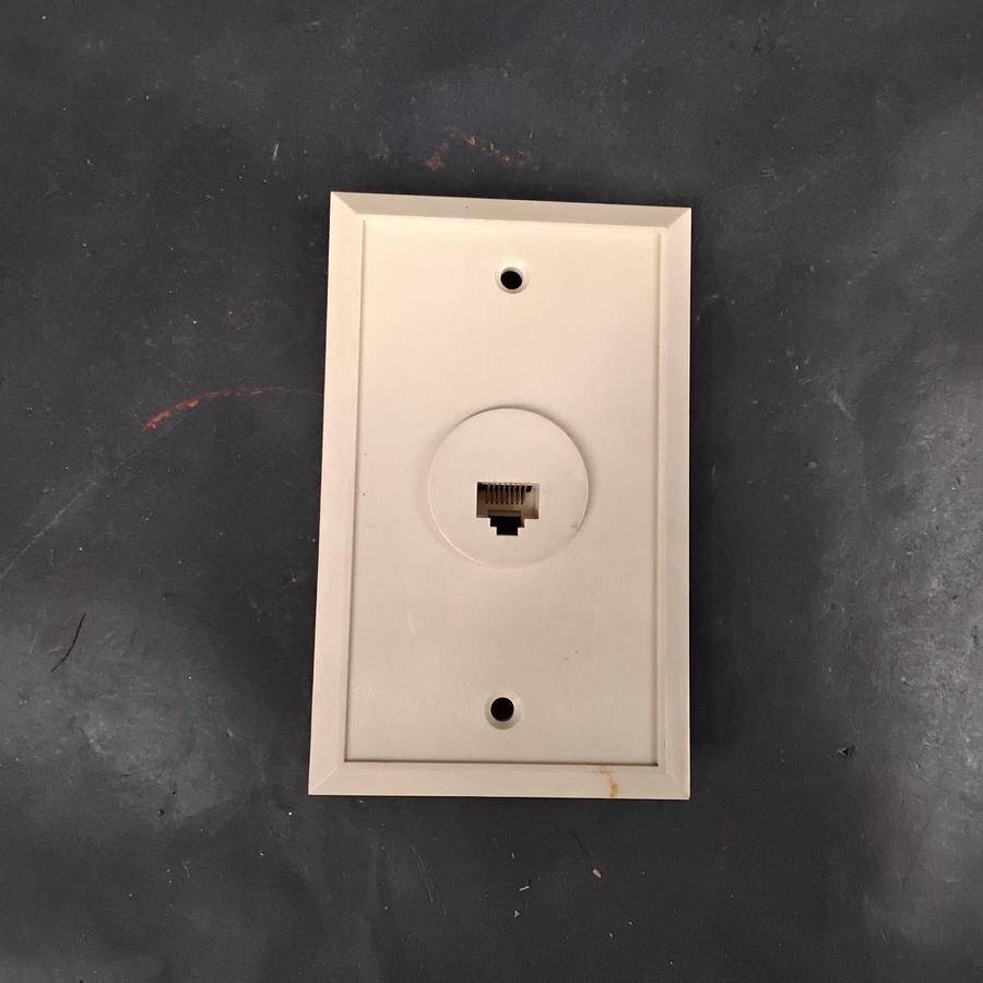 Used TELEPHONE 8-CONDUCTOR WALL PLATE ($5 OBO)