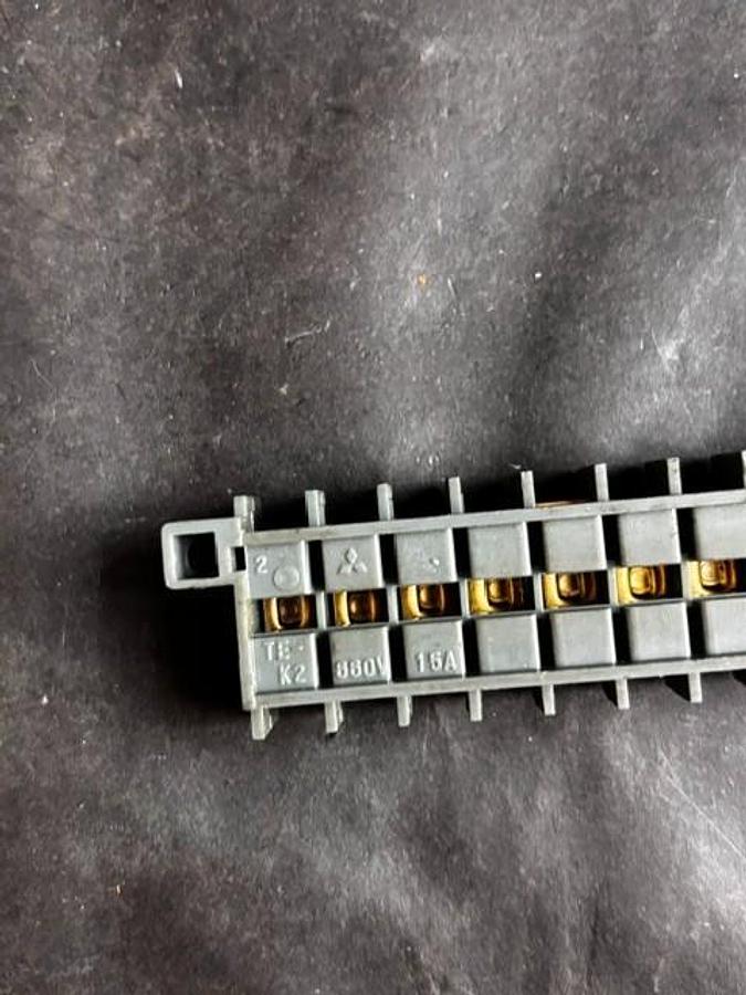 Used MITSUBISHI TE-K2 20-PIN TERMINAL BLOCKS ($15/EACH OBO)
