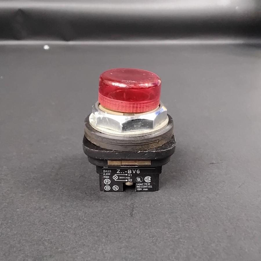 Used TELEMECANIQUE XB3BV644 RED PILOT LIGHT ($10 OBO)