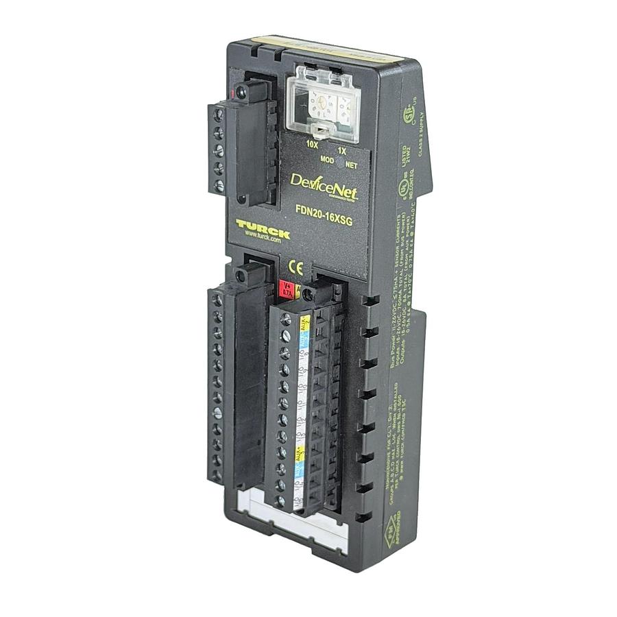 Used TURCK FDN20-16XSG DEVICENET I/O MODULE DISTRIBUTED STATION | EXCELLENT |
