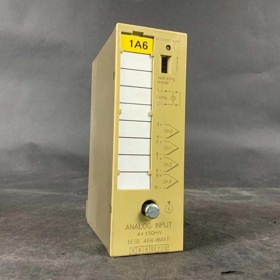 Used SIEMENS S5 6ES5464-8MA11 INPUT MODULE ($15 OBO)