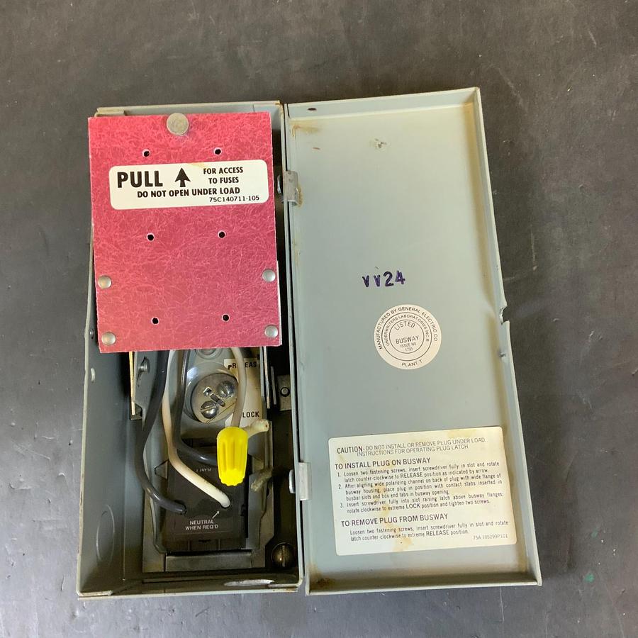 Used GE LW32F30 BUSWAY FUSIBLE TAP BOX ($100 OBO)