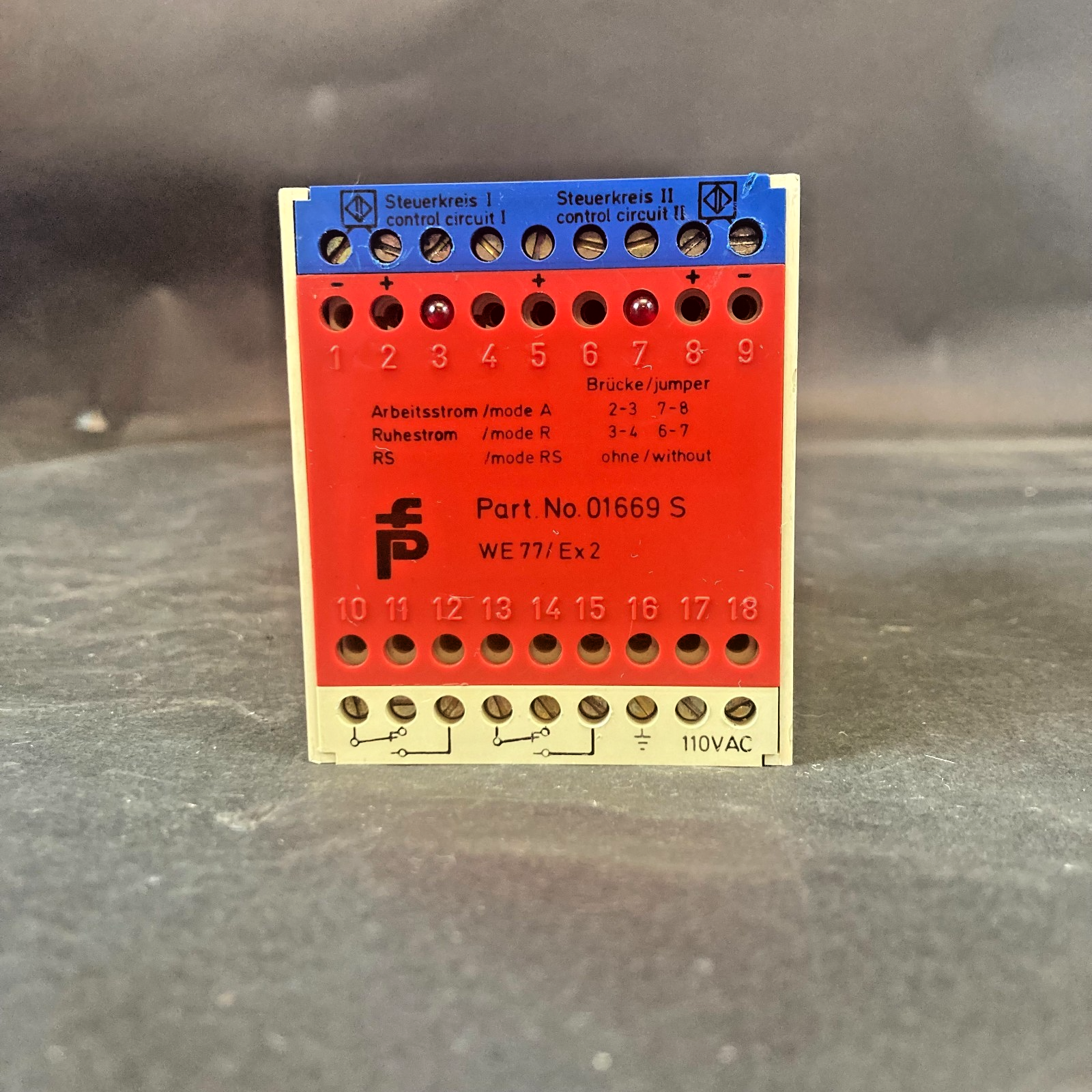 Used PEPPERL FUCHS WE 77/EX-2 110V SWITCH ISOLATOR ($50 OBO)