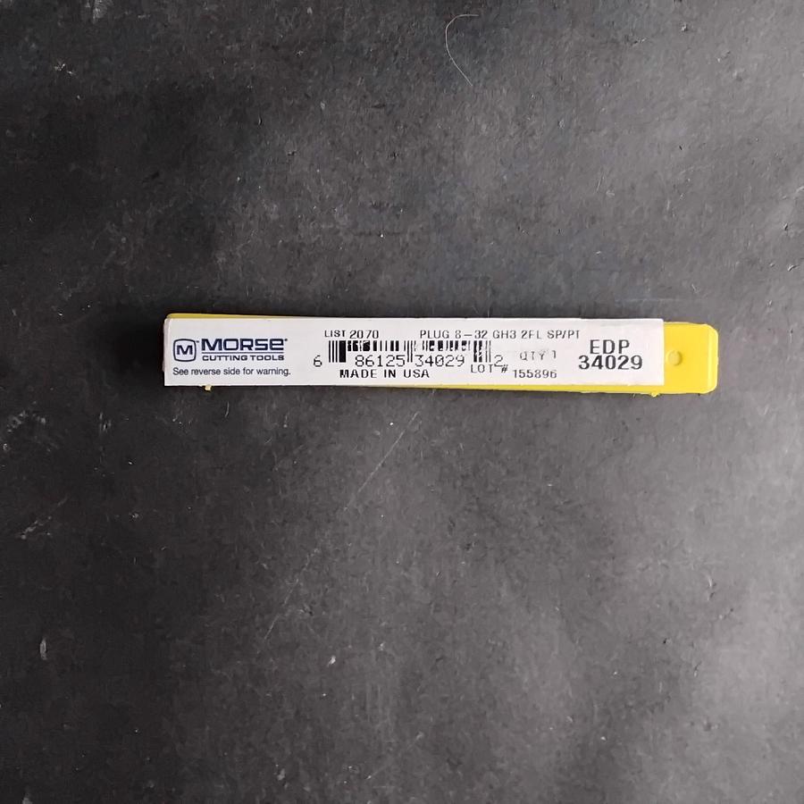 MORSE EDP34029 8-32 POINT PLUG TAP ($8 OBO)