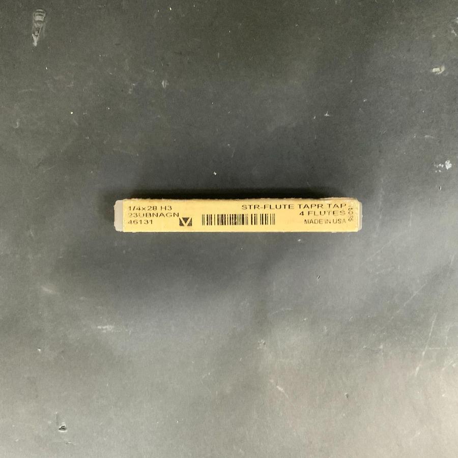 Used GREENFIELD GTD 46131 1/4-28 NF H3 4-FLUTE HSS TAPER HAND TAP ($12 OBO)