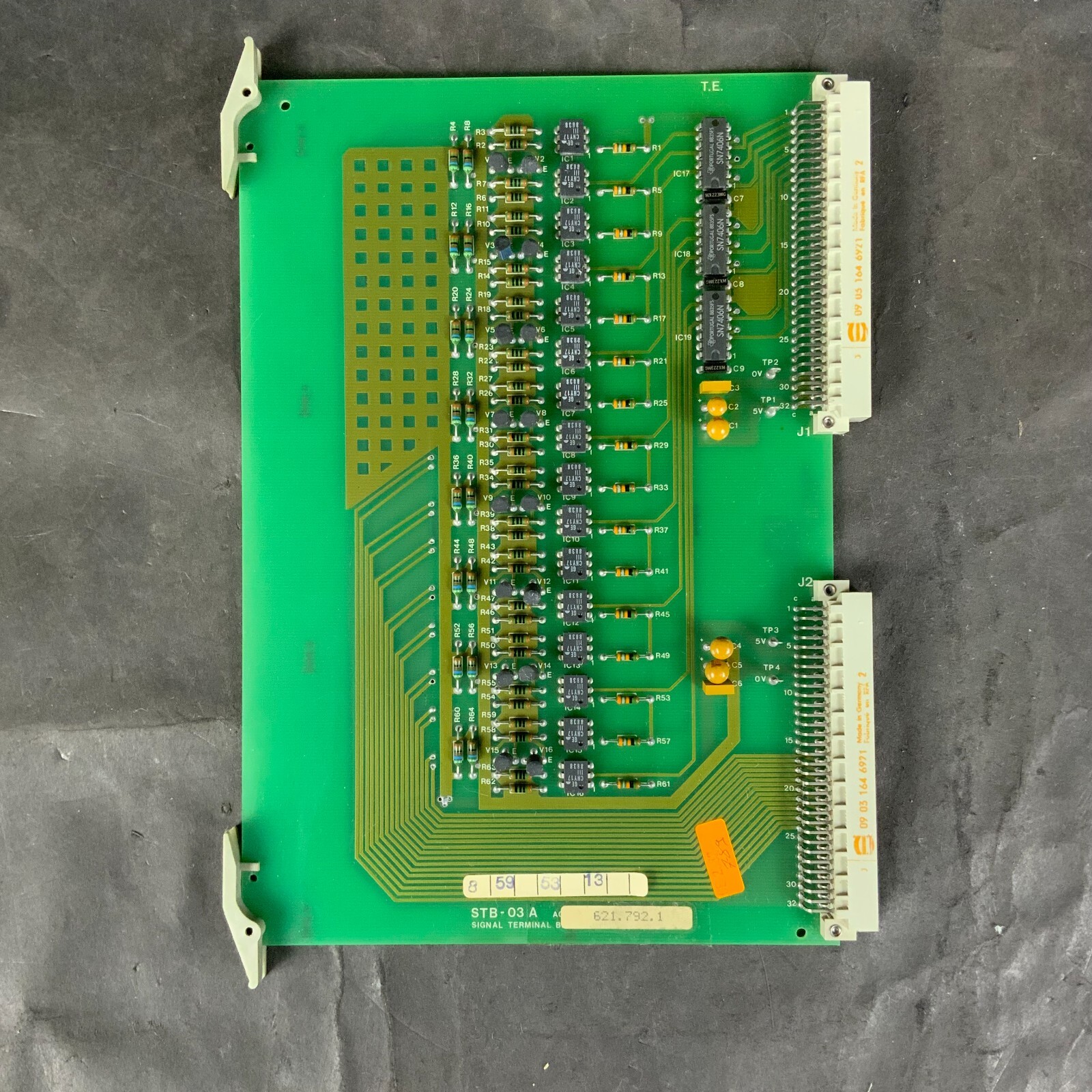 Used AGIE 621.792.1 621772.3 STB-03A SIGNAL TERMINAL BLOCK ($25 OBO)