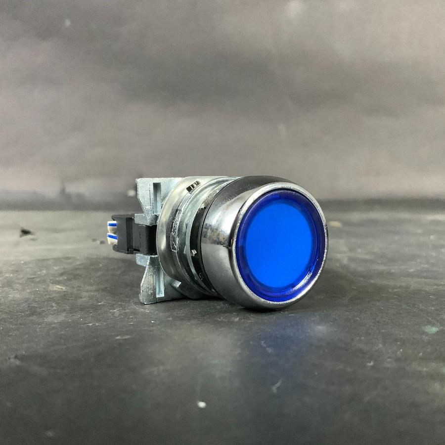 Used ALLEN BRADLEY 800F-Q3W SERIES B BLUE PUSHBUTTON ($15 OBO)