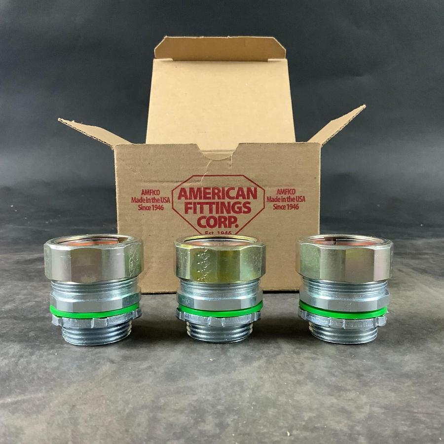 Used AMERICAN FITTINGS - NT2752RT 1" RIGID COMPRESSION CONNECTOR - SET OF 5 ($45 OBO)