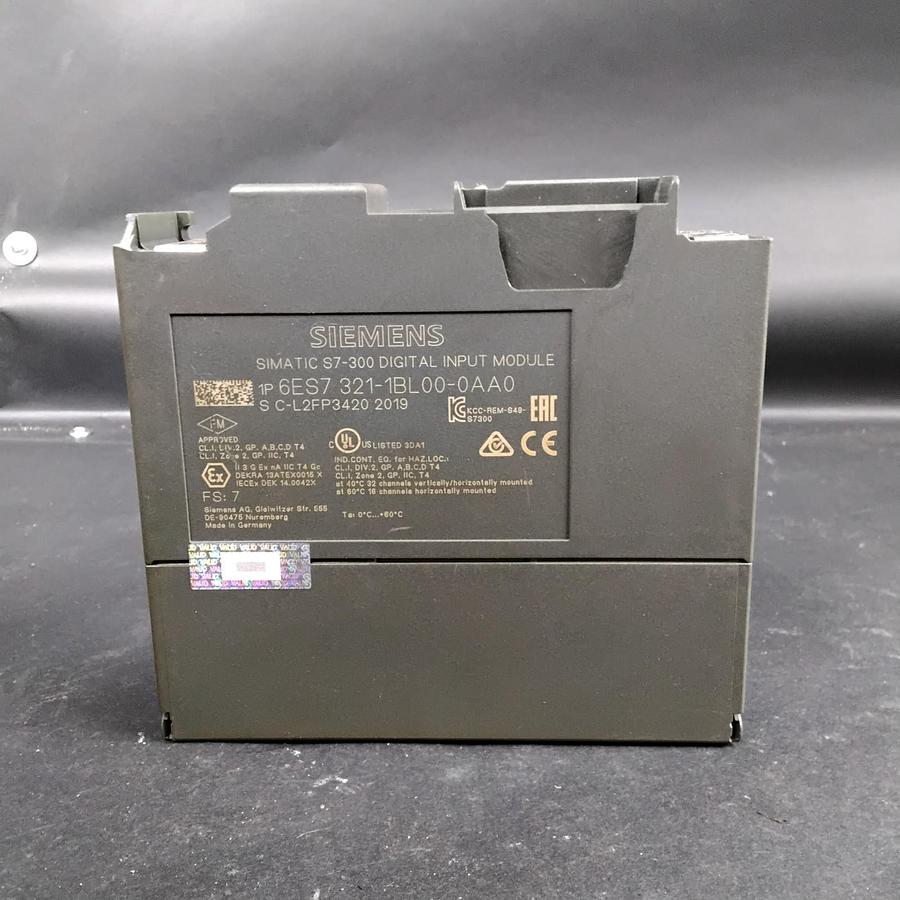 Used SIEMENS SIMATIC S7-300 6ES7 321-1BL00-0AA0 INPUT MODULE ($20 OBO)