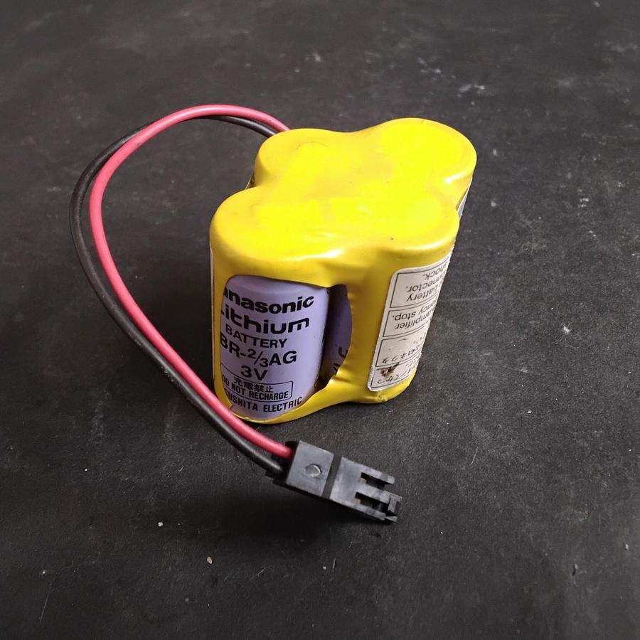 Used PANASONIC BR-2/3AGCT4A 6V LITHIUM BATTERY ($10 OBO)