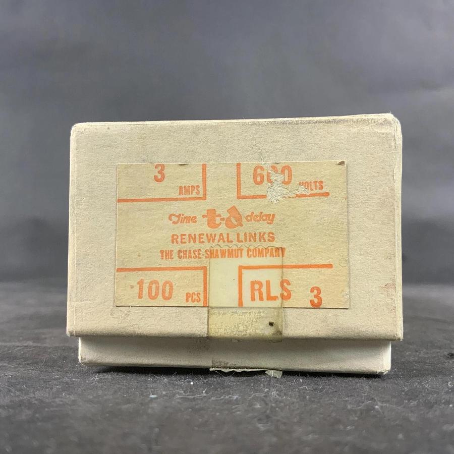Used FERRAZ SHAWMUT RLS3-NSB FUSE LINKS - SET OF 100 ($80 OBO)